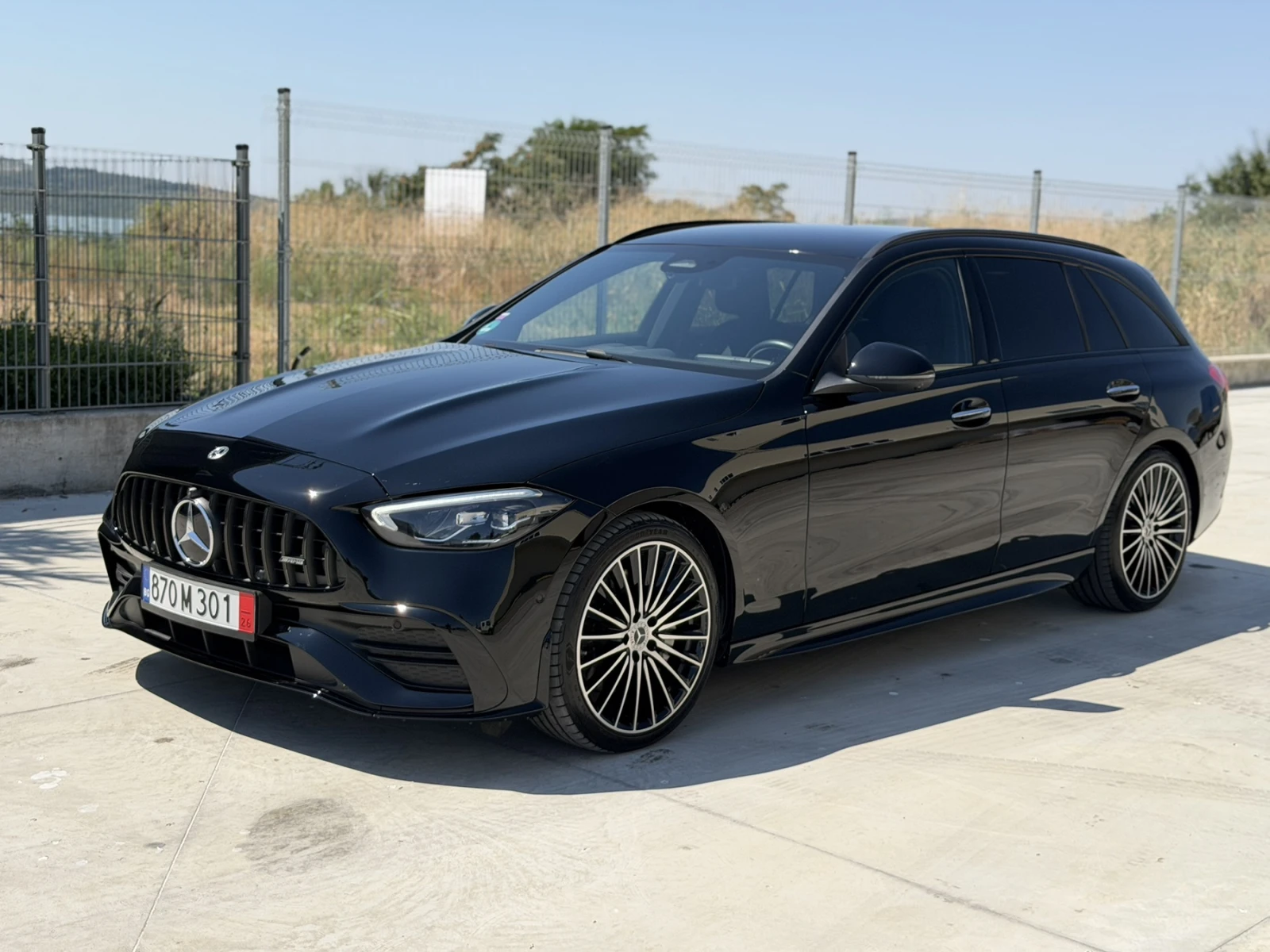 Mercedes-Benz C 220 AMG line, памет, теглич, камери, снимка 5 - Автомобили и джипове - 56155361