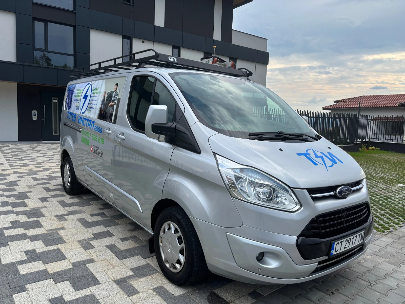 Ford Transit Custom 2.2 TDCI  L2H1-MAXI, снимка 10 - Бусове и автобуси - 55140707