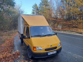 Ford Transit 2, 5 чист дизел бордови с нов брезент, снимка 2