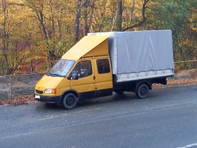 Ford Transit 2, 5 чист дизел бордови с нов брезент, снимка 1