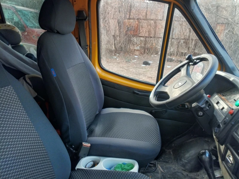 Ford Transit 2, 5 чист дизел бордови с нов брезент, снимка 2 - Бусове и автобуси - 49171921