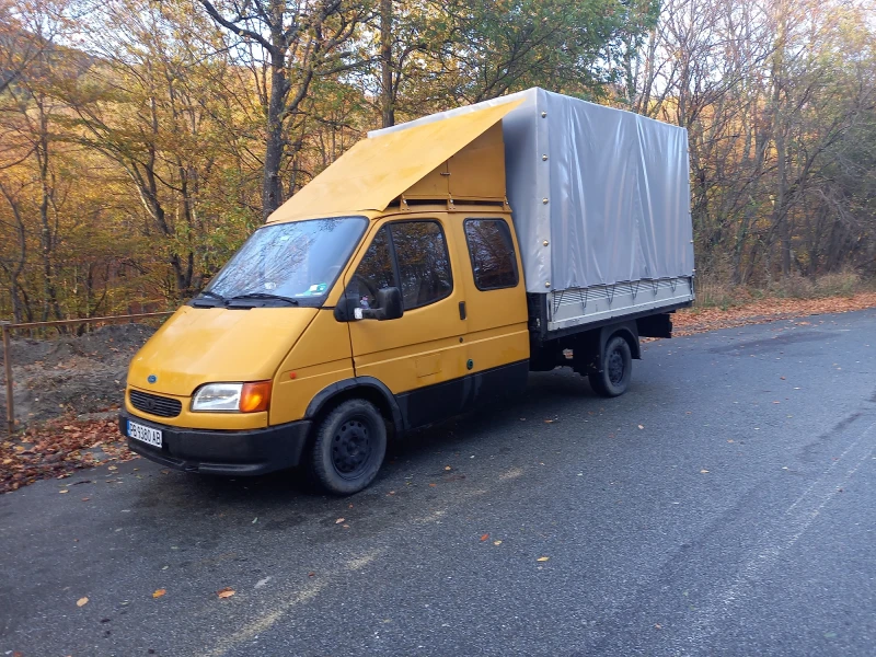 Ford Transit 2, 5 чист дизел бордови с нов брезент, снимка 7 - Бусове и автобуси - 49171921