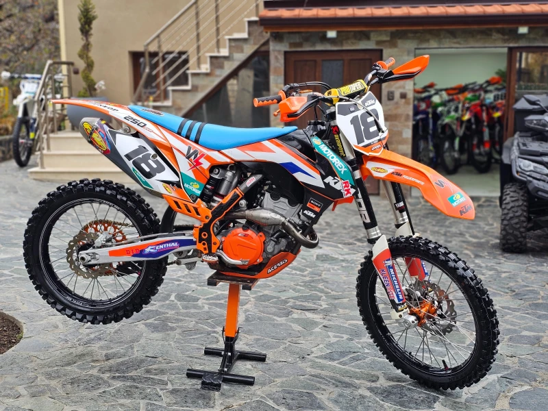 Ktm SX-F 250/СТАРТЕР/ИНЖЕКЦИОН/ЛИЗИНГ, снимка 1 - Мотоциклети и мототехника - 48005293