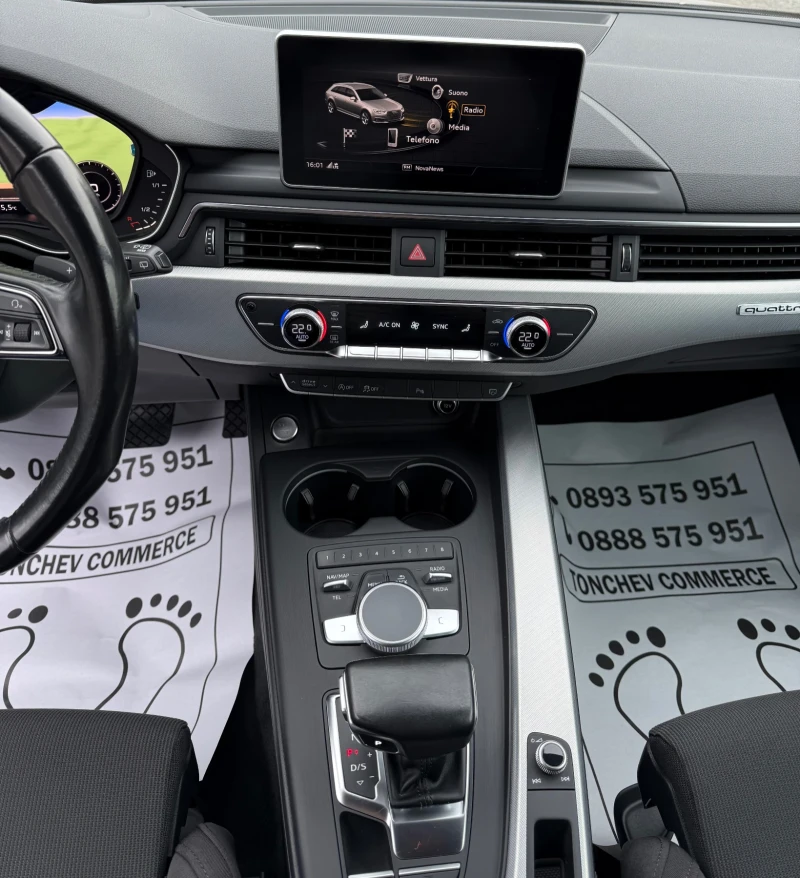 Audi A4 2.0-TDI-quattro-MATRIX-DIGITALEN KM-DISTRONIK-TOP, снимка 11 - Автомобили и джипове - 51850299