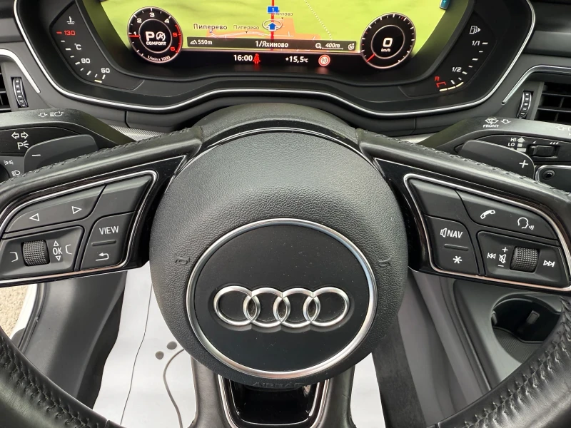 Audi A4 2.0-TDI-quattro-MATRIX-DIGITALEN KM-DISTRONIK-TOP, снимка 10 - Автомобили и джипове - 51850299