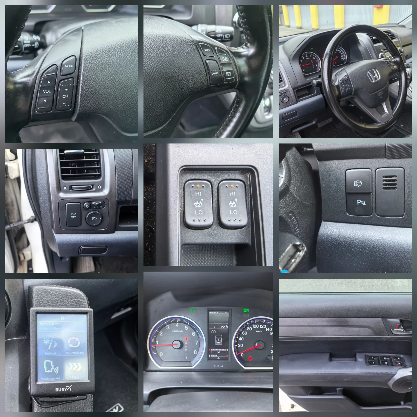 Honda Cr-v С-Историята Бяла-Перла Партроник 8бр Джанти Подгре - изображение 10