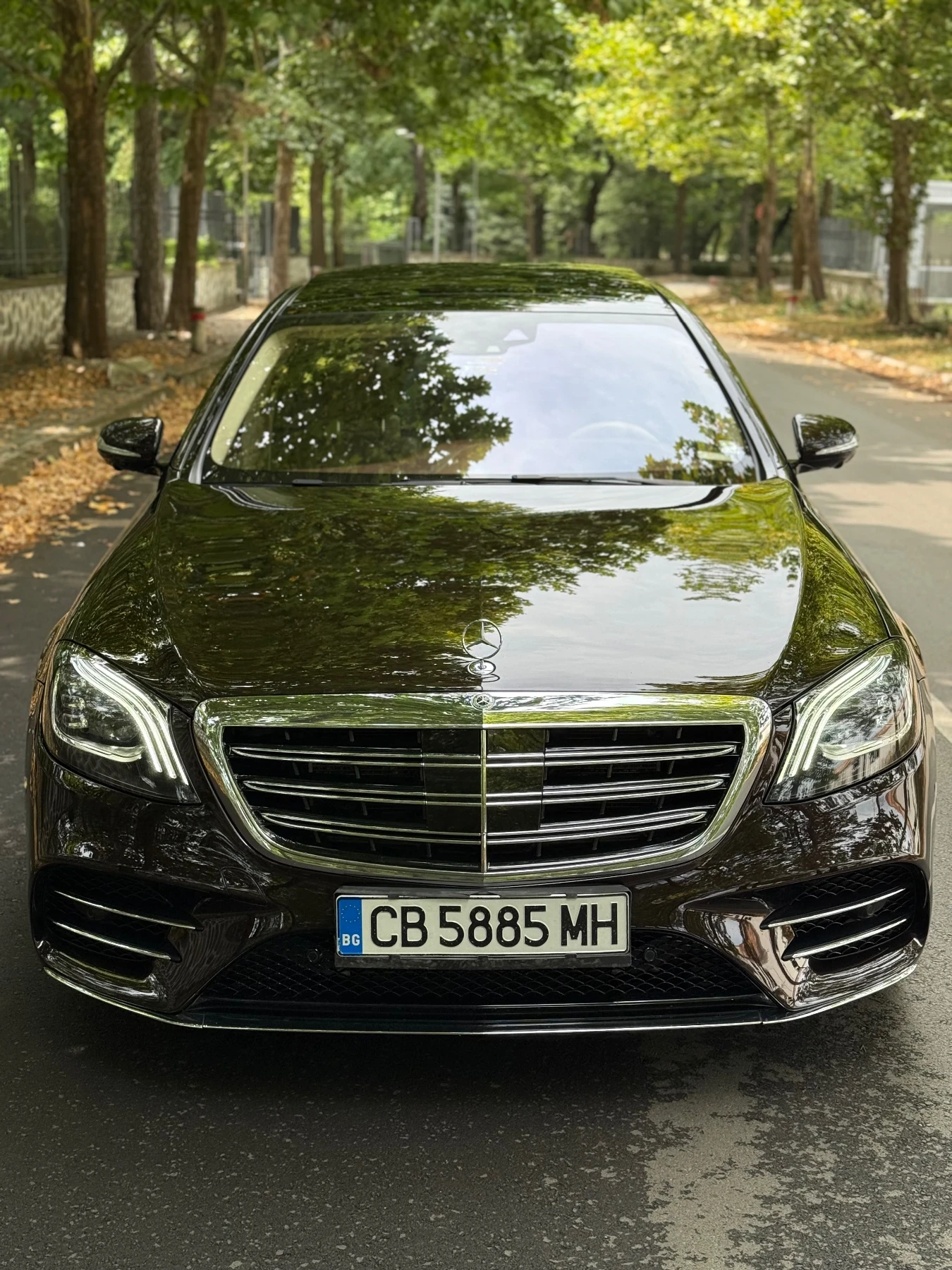 Mercedes-Benz S 560 Купуван нов от Silver Star , Full History, снимка 1