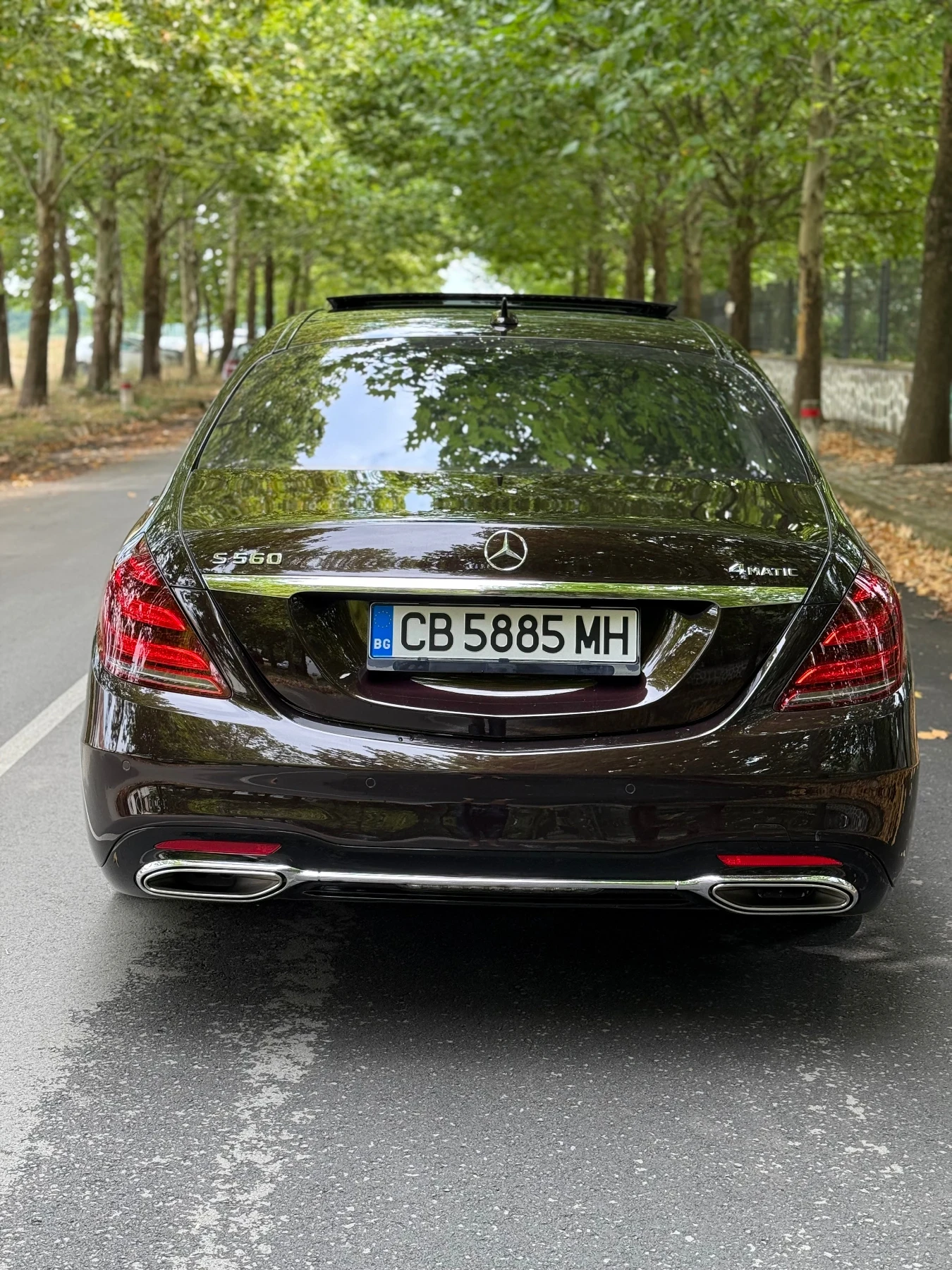 Mercedes-Benz S 560 Купуван нов от Silver Star , Full History - изображение 5