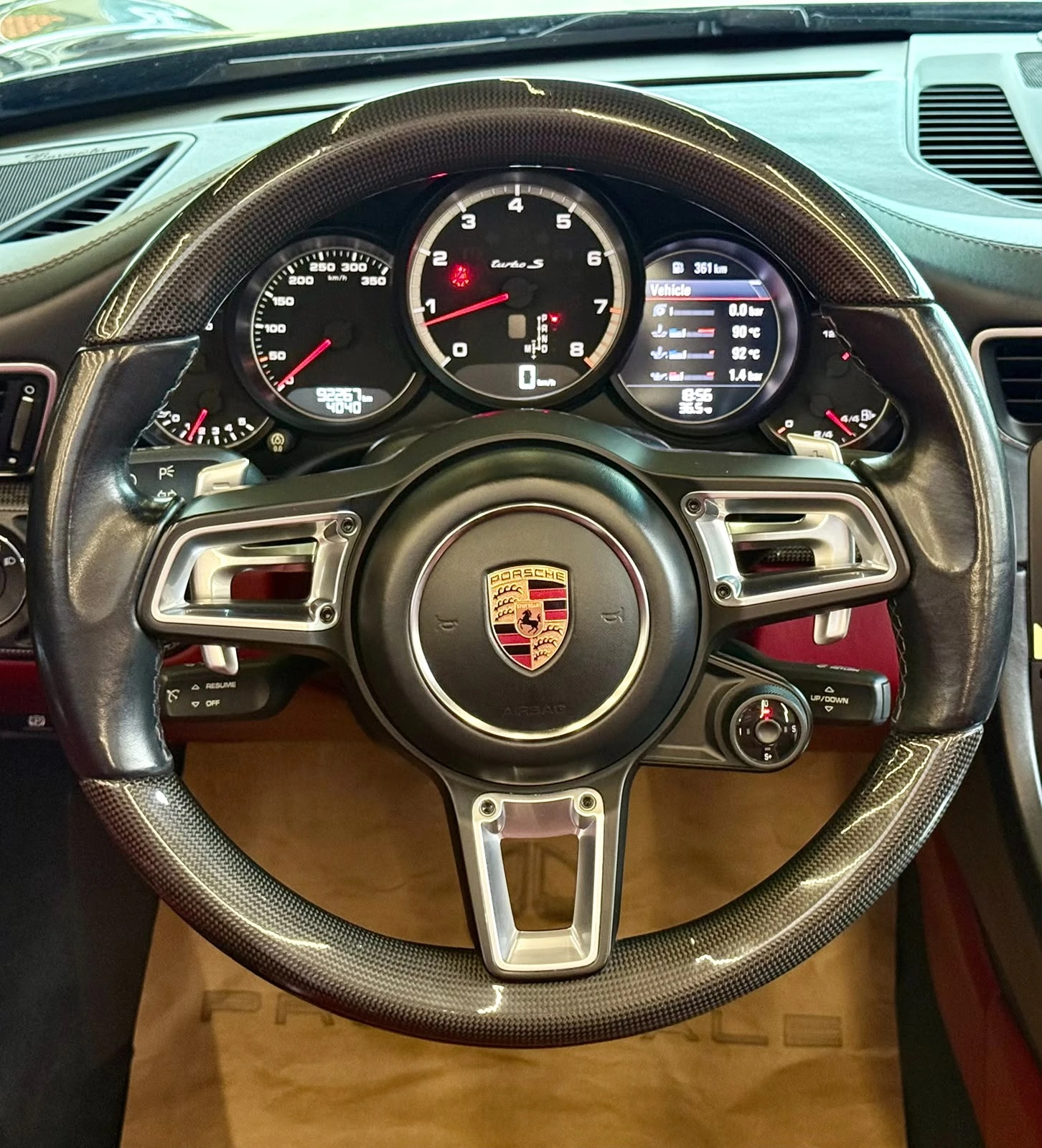 Porsche 911 Turbo S* Full* Burmester* Carbon* ЛИЗИНГ, снимка 11 - Автомобили и джипове - 55288775