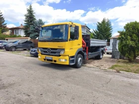 Mercedes-Benz Atego 1224 ТРИСТРАНЕН САМОСВАЛ С КРАН , снимка 3