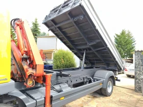 Mercedes-Benz Atego 1224 ТРИСТРАНЕН САМОСВАЛ С КРАН , снимка 8