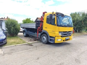 Mercedes-Benz Atego 1224 ТРИСТРАНЕН САМОСВАЛ С КРАН , снимка 2