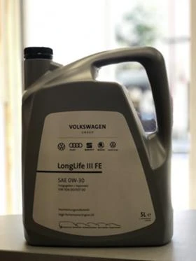 Оригинално масло VOLKSWAGEN LongLife III FE SAE 0w30 5L  GS55545M2 / GS55545D2 / GS55545M4, снимка 1