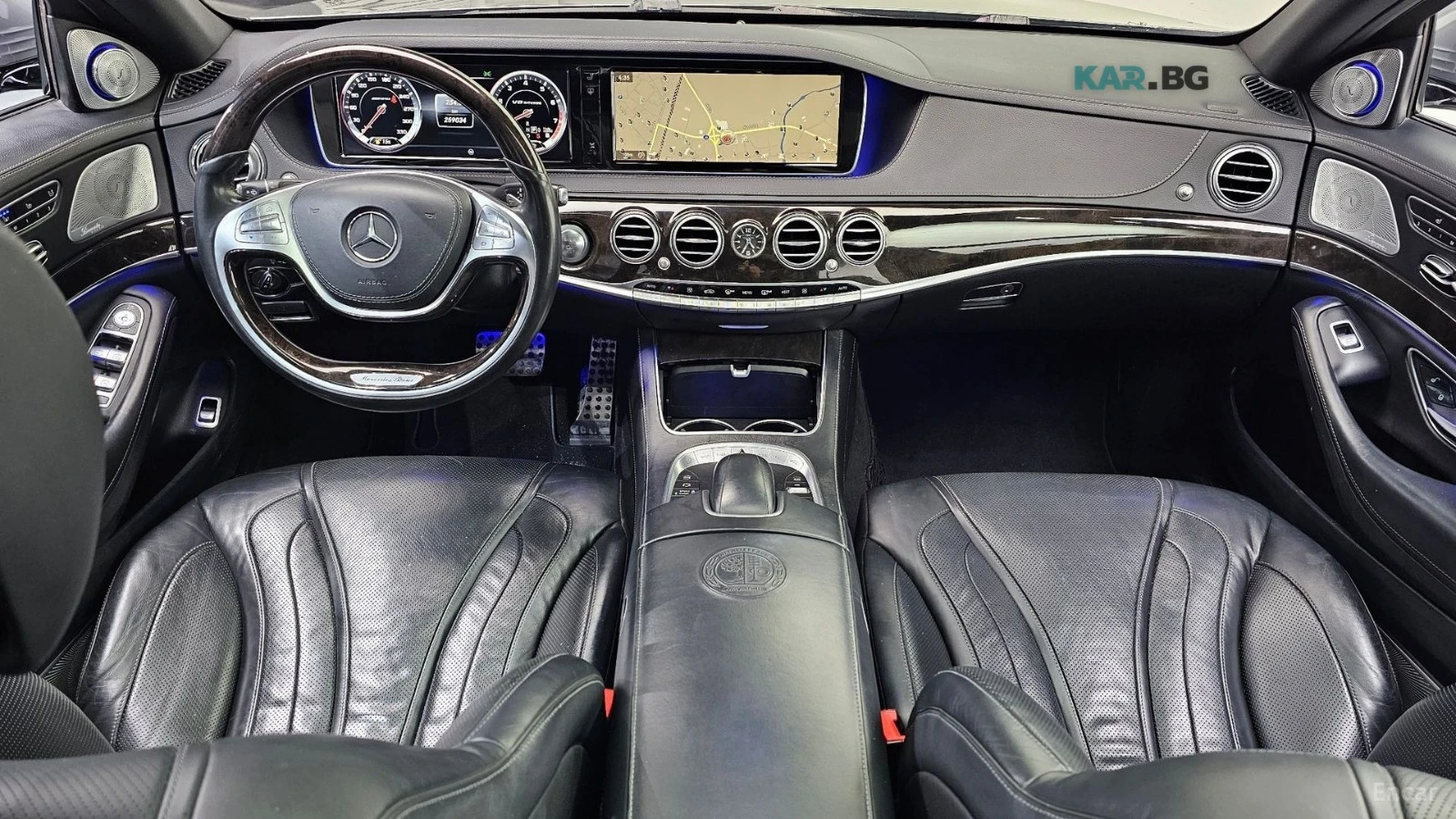 Mercedes-Benz S 63 AMG 4MATIC* 360* МАСАЖИ* КОЖА* ОБДУХВ* ПАНО* НАВИ, снимка 5 - Автомобили и джипове - 55397842