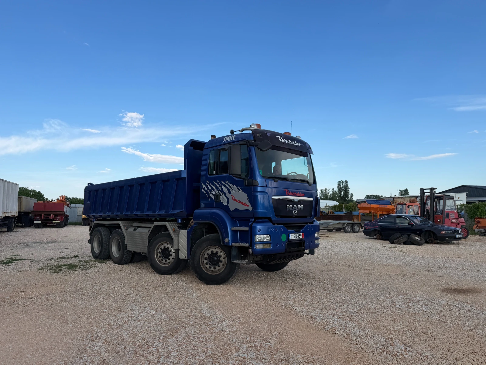 Man Tgs 8x4, Бордматик, Внос, , , , снимка 16 - Камиони - 54839141