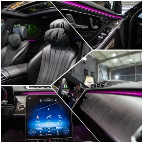 Mercedes-Benz S 350 D 4MATIC LONG FULL AMG LINE ПАНО BURM ЛИЗИНГ 100%, снимка 16