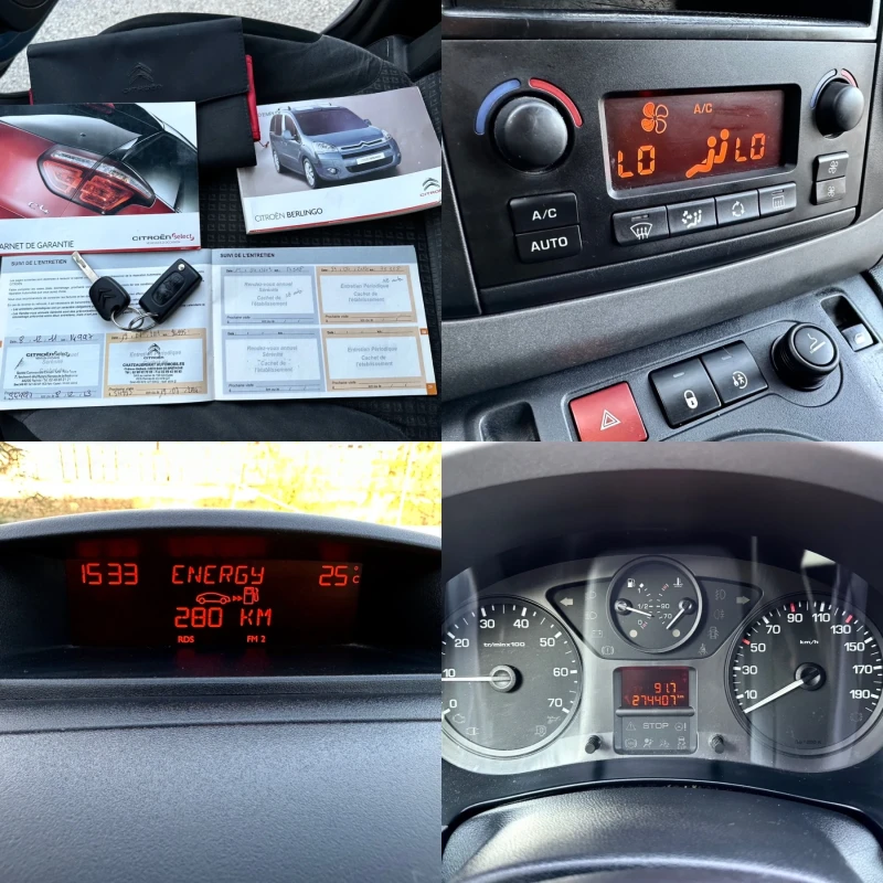 Citroen Berlingo 1.6 HDi 90к.с EURO 5 / CLIMATRONIC, снимка 16 - Автомобили и джипове - 47514759