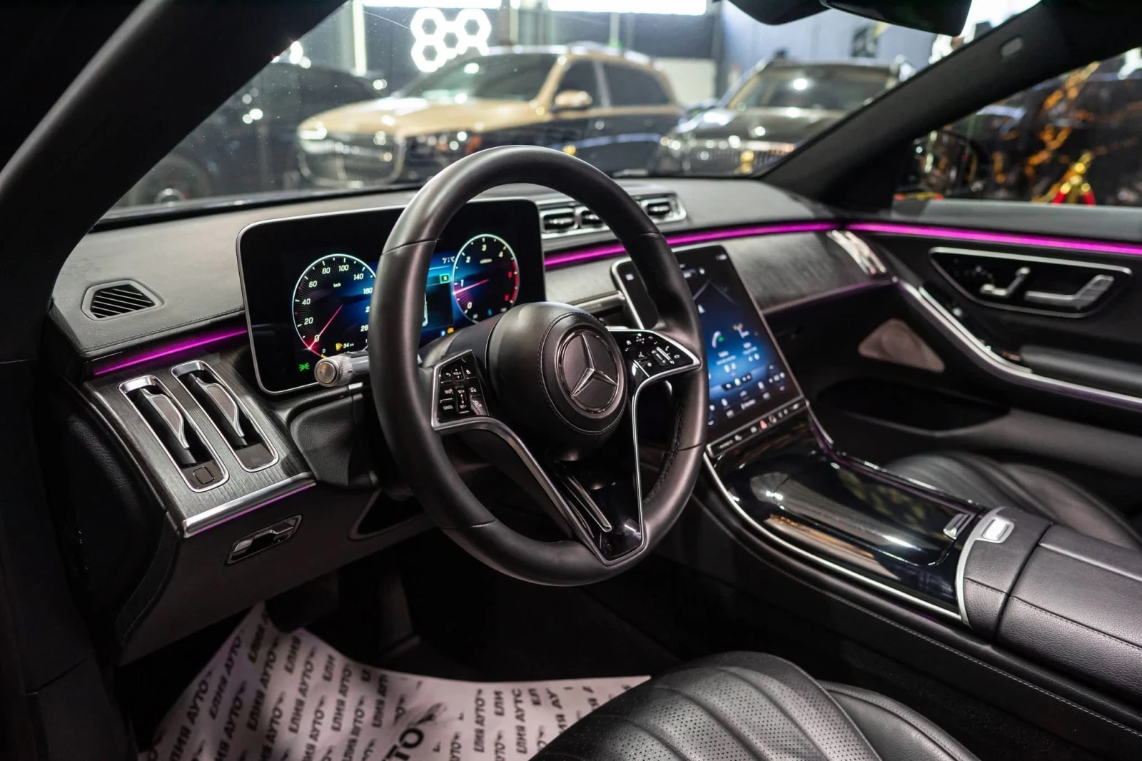 Mercedes-Benz S 350 D 4MATIC LONG FULL AMG LINE ПАНО BURM ЛИЗИНГ 100%, снимка 12 - Автомобили и джипове - 53749080