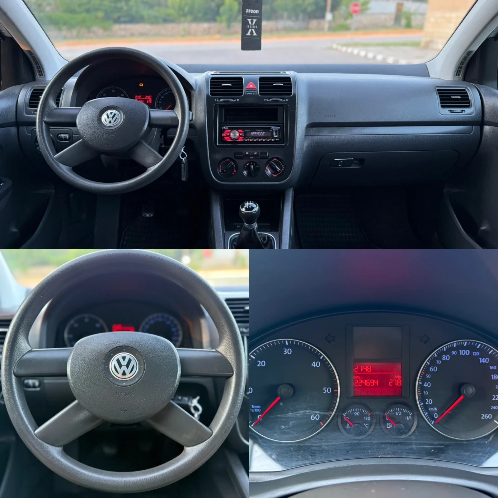VW Golf 1.9TDI/90кс, снимка 14 - Автомобили и джипове - 55243515