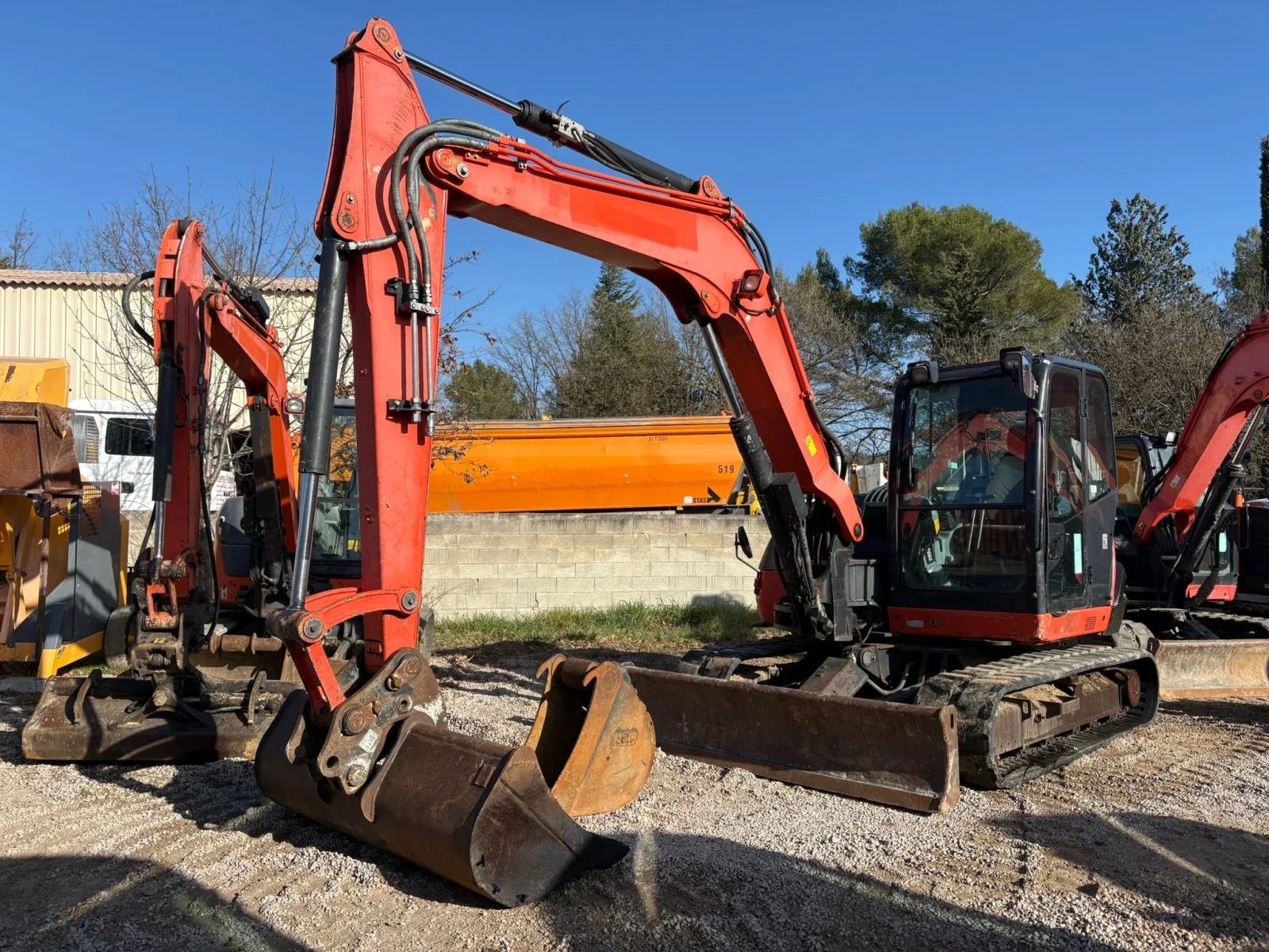 Багер Kubota KX080-4, снимка 1