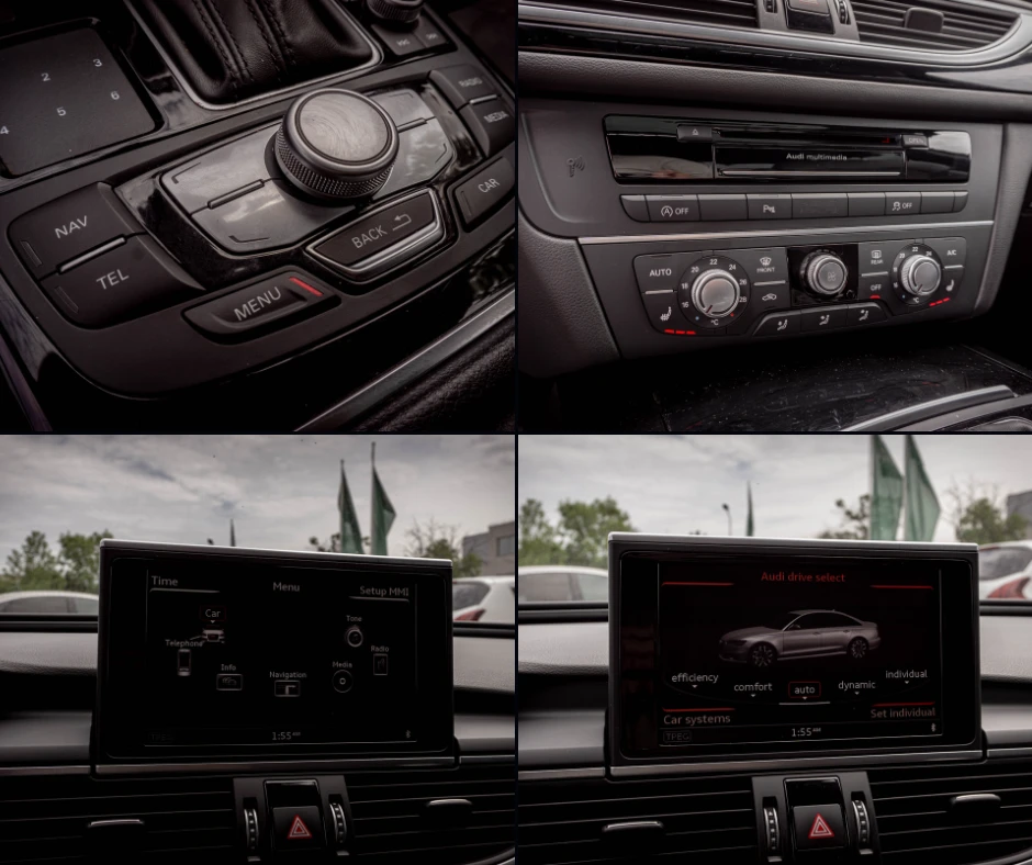 Audi A6 3.0TDI-Quattro-SLine-MATRIX, снимка 13 - Автомобили и джипове - 54606423