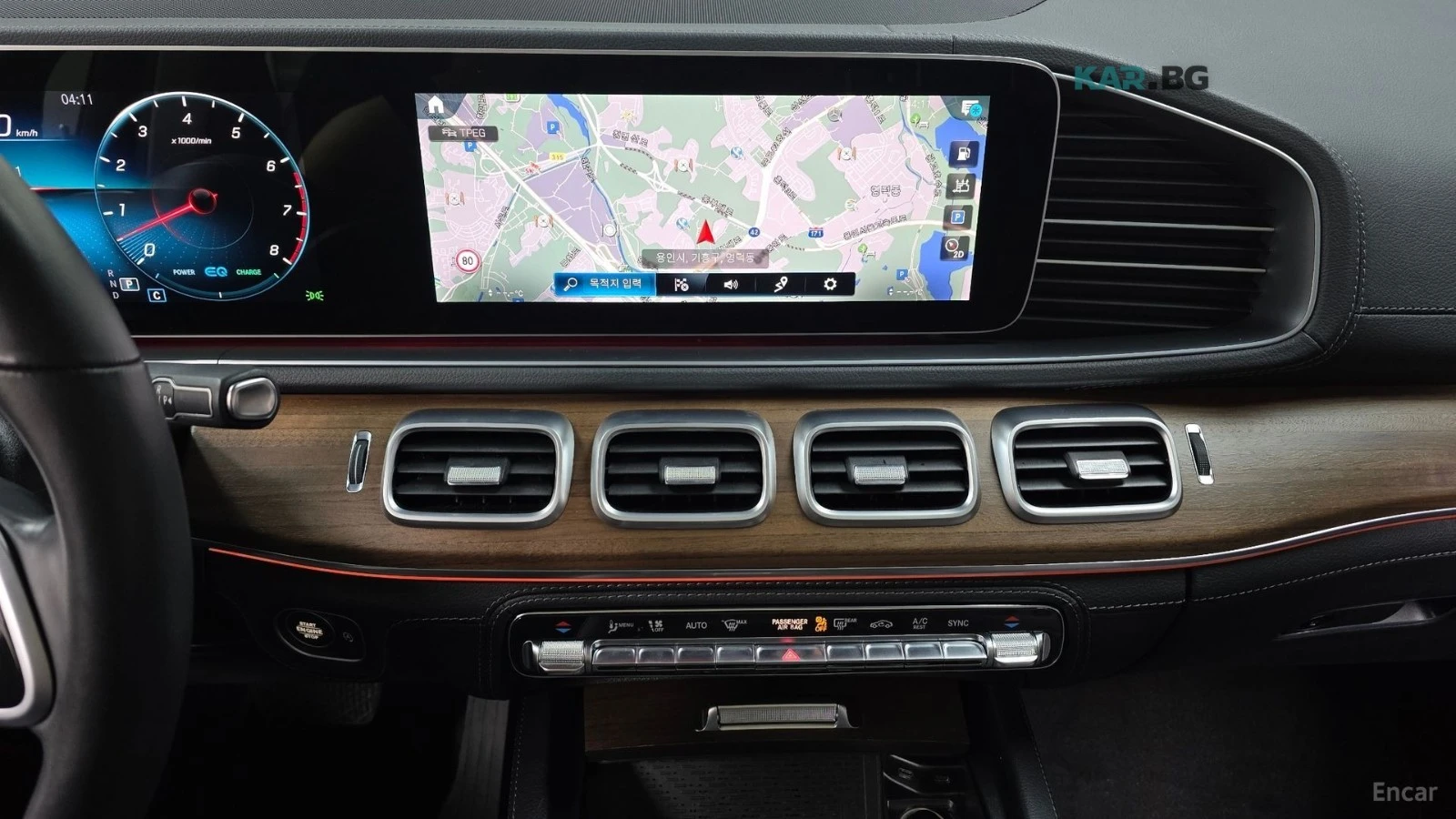 Mercedes-Benz GLE 450 4MATIC* КОЖА* ОБДУХВ* 360* HUD* НАВИ* , снимка 11 - Автомобили и джипове - 55237316