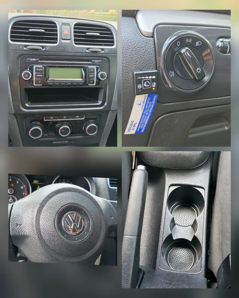 VW Golf 1.4 80коня Газ Landirenzo Италия, снимка 15 - Автомобили и джипове - 52772606