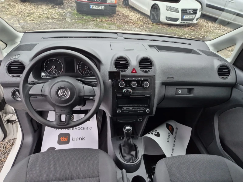 VW Caddy 1.6tdi+ live, снимка 13 - Автомобили и джипове - 53397414