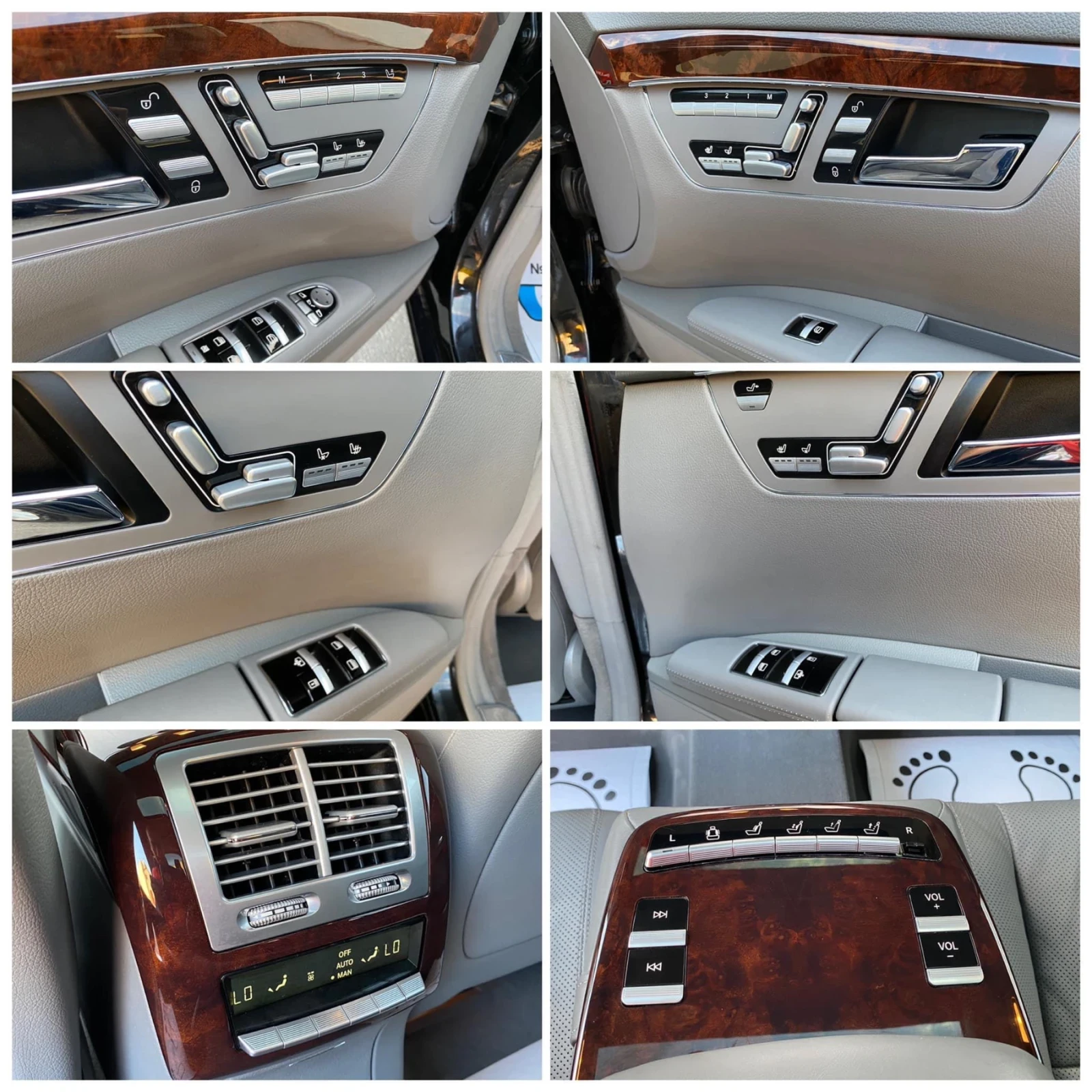 Mercedes-Benz S 500 Long печка масажи газ, снимка 6 - Автомобили и джипове - 54716087