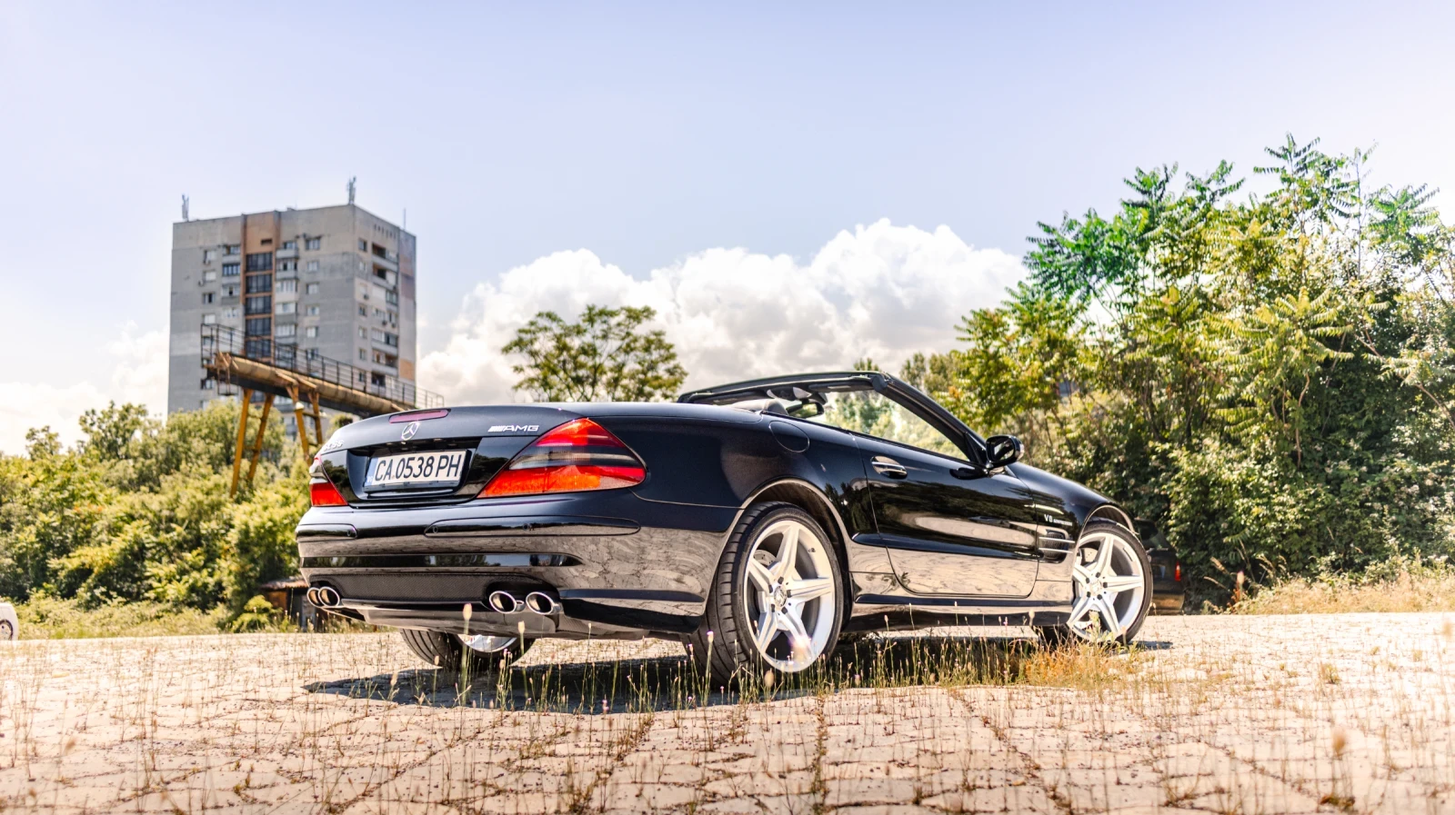 Mercedes-Benz SL 55 AMG R230, снимка 2 - Автомобили и джипове - 56262085