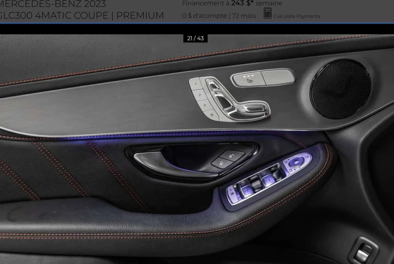 Mercedes-Benz GLC * 300 4MATIC Coupe * CARFAX * ЦЕНА ДО БГ, снимка 5 - Автомобили и джипове - 53513020