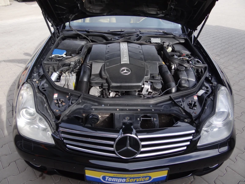 Mercedes-Benz CLS 500 V8-306k.c./AUTO/KOJA/NAVI/CAMERA/DISTRONIC/XENON/, снимка 16 - Автомобили и джипове - 49491281