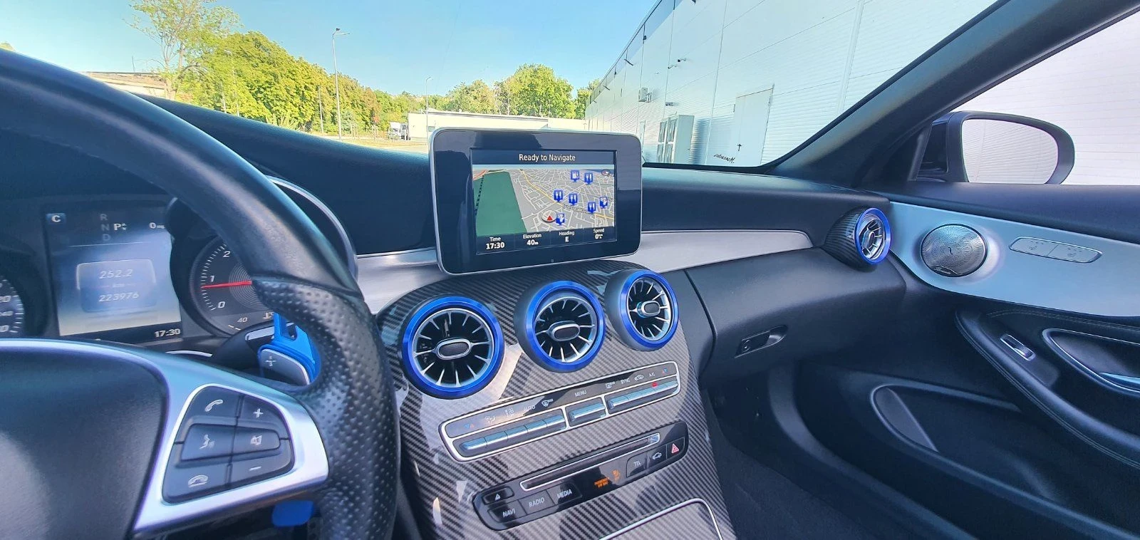 Mercedes-Benz C 220 AMG line, снимка 15 - Автомобили и джипове - 56110523