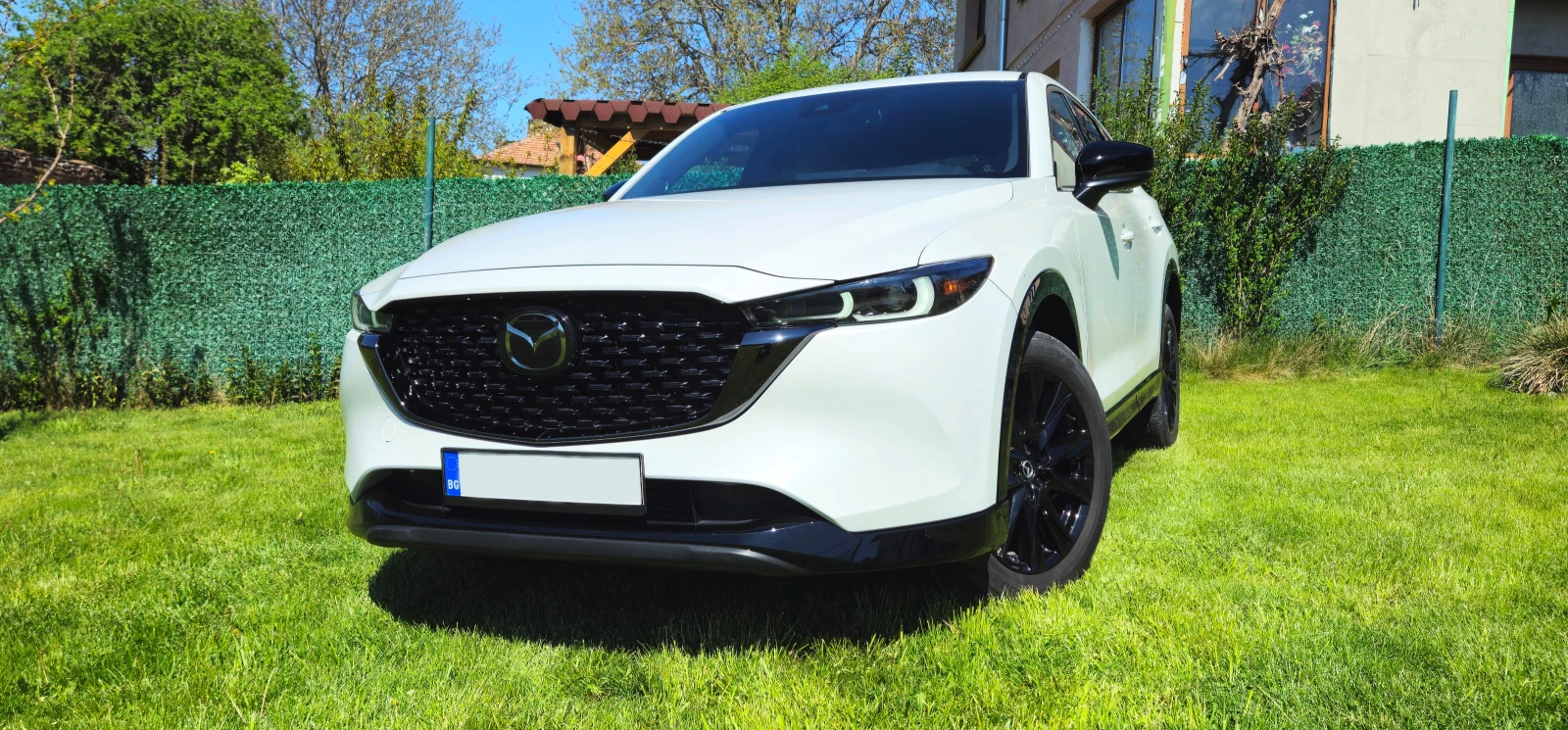Mazda CX-5 TURBO;HEAD UP;TERRACOTA LEATHER;RHODIUM WHITE;4X4, снимка 2 - Автомобили и джипове - 54335096
