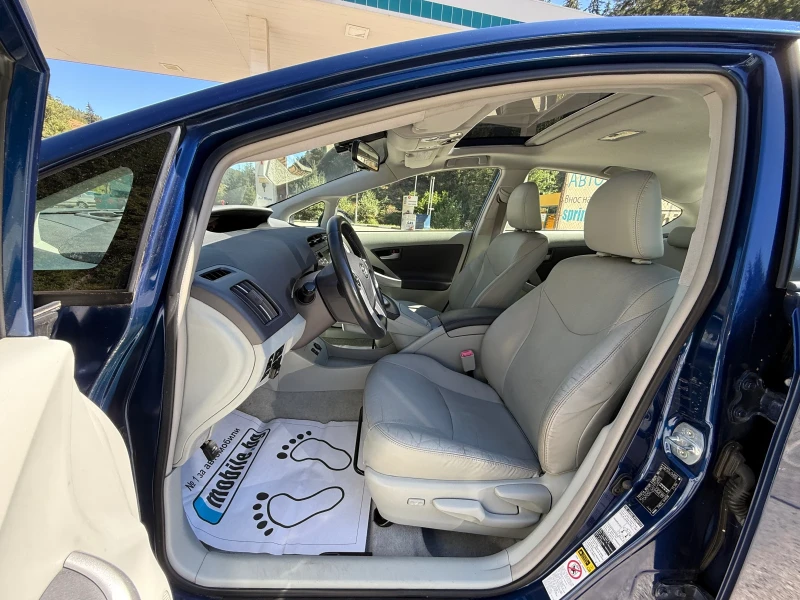 Toyota Prius СОЛАР* КОЖА* ГАЗ* НАВИ* HUD* НОВИ ГУМИ* , снимка 7 - Автомобили и джипове - 51573227