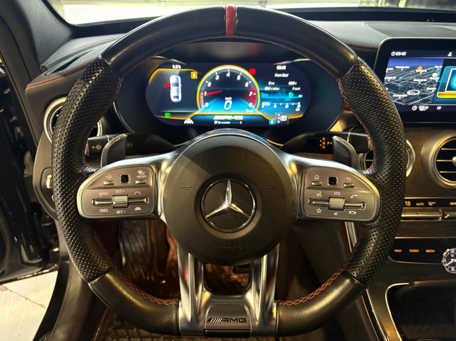 Mercedes-Benz C 43 AMG 4MATIC* DISTRONIC* 360CAMERA* BURMESTER* , снимка 9 - Автомобили и джипове - 54611860