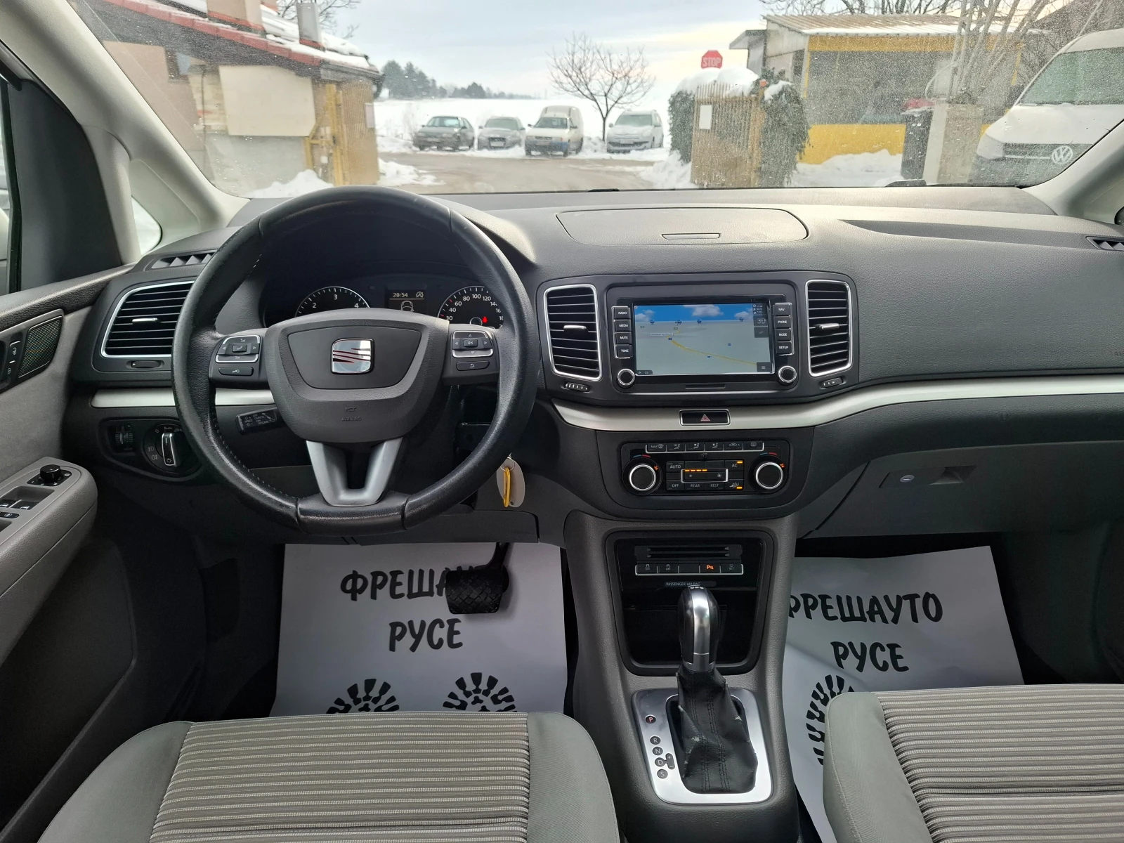 Seat Alhambra 2.0TDI Navi Камера 7мест., снимка 9 - Автомобили и джипове - 54789117