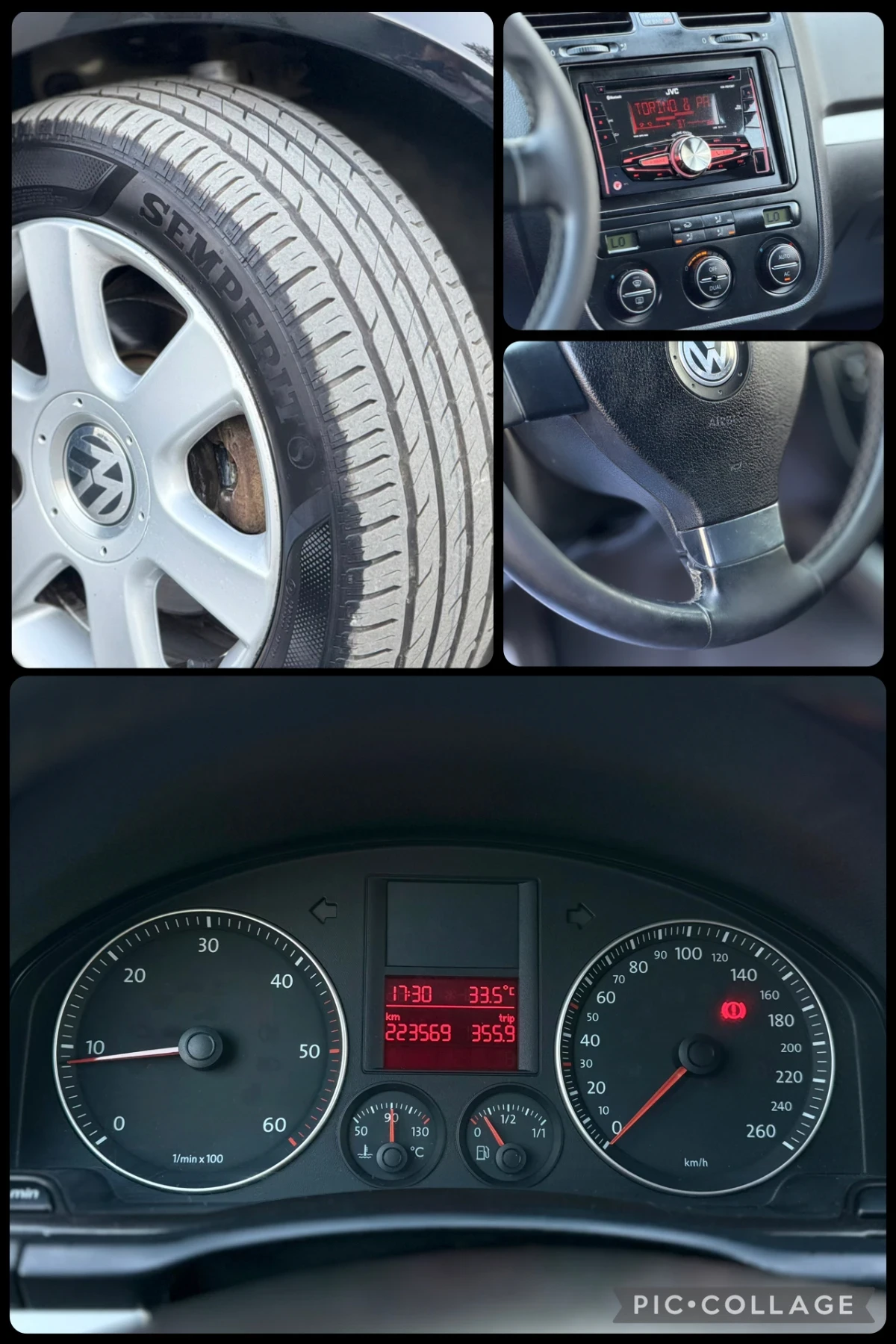 VW Golf 1.9TDi~105hp~КЛИМАТРОНИК~2008г., снимка 16 - Автомобили и джипове - 55890567