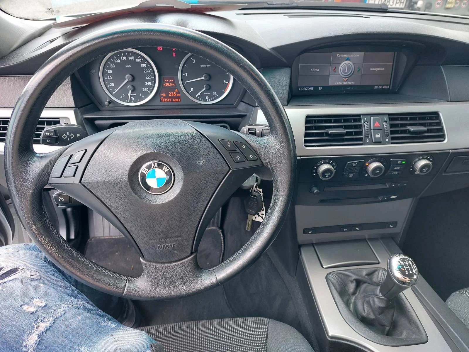 BMW 525 2.5, 6ск, снимка 6 - Автомобили и джипове - 54660467