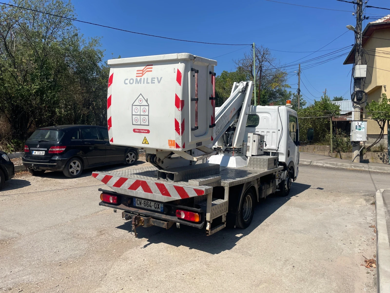 Автовишка Друга марка Renault Maxity, снимка 3 - Индустриална техника - 55627314