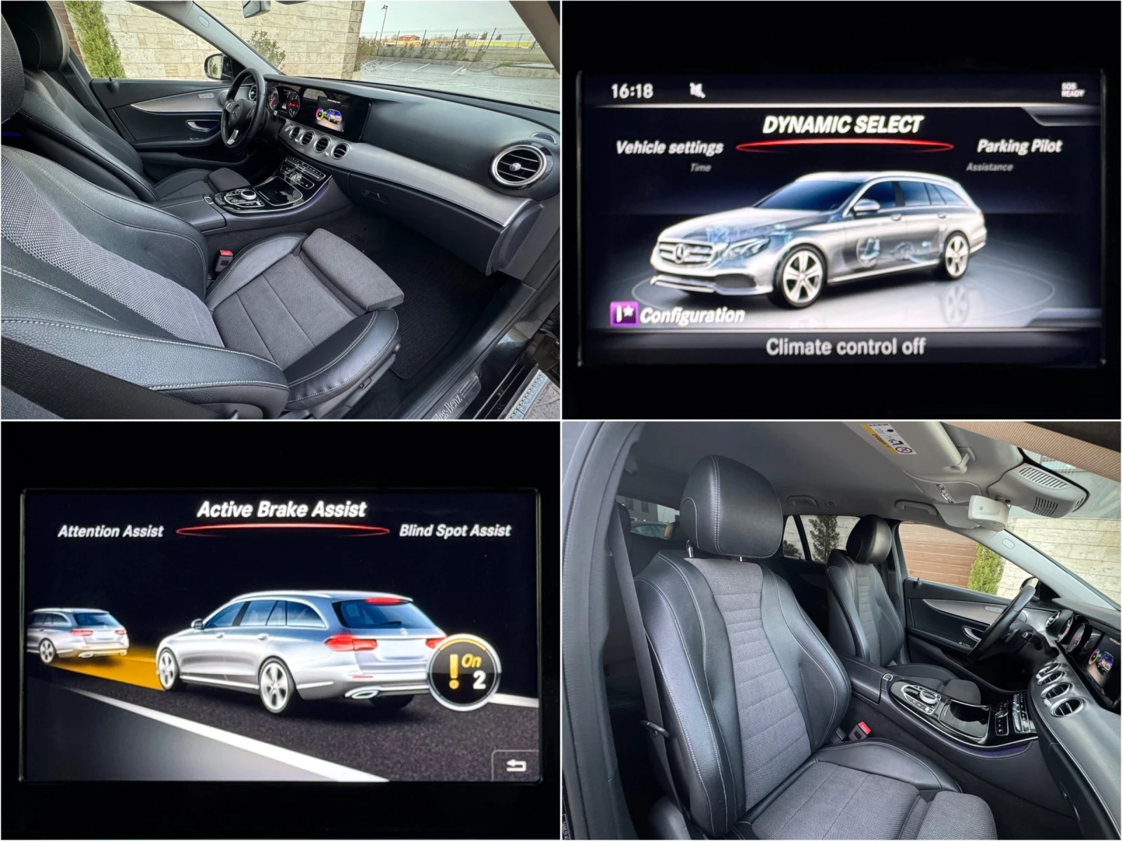 Mercedes-Benz E 220  9-G Multibeam Led Swarovski DynamicSelect 194к.с., снимка 12 - Автомобили и джипове - 54610675