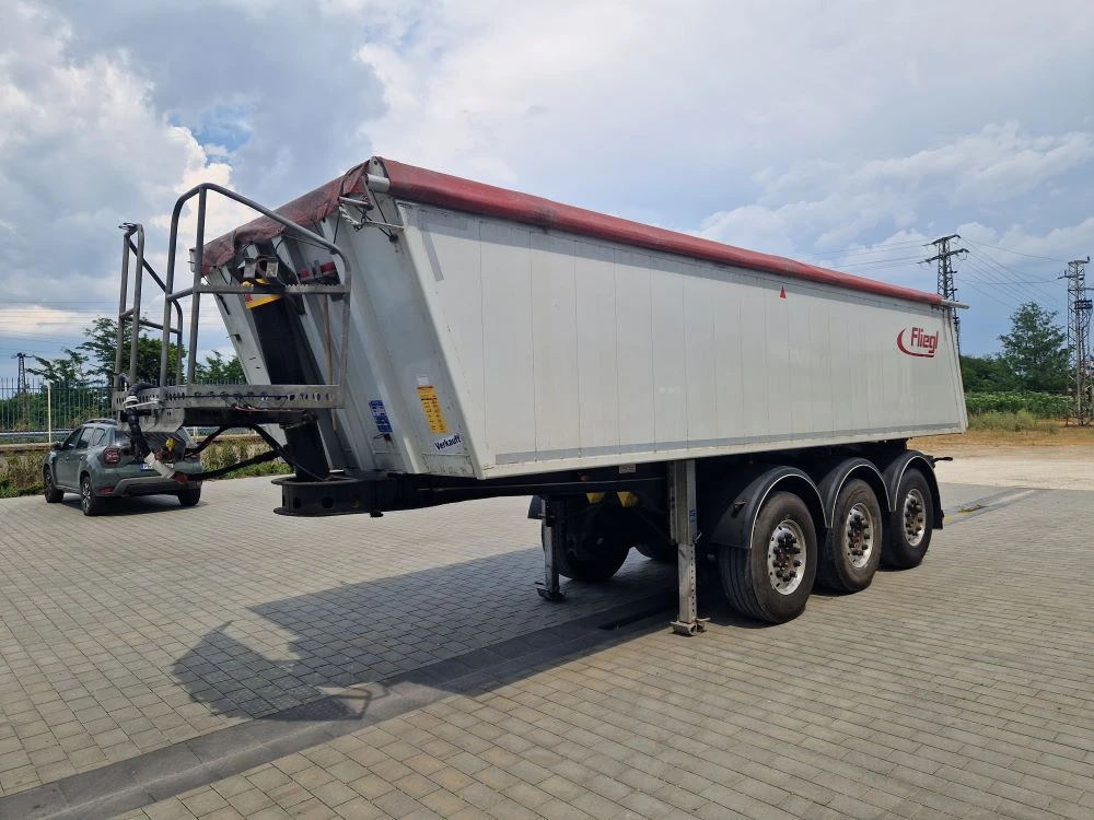 Полуремарке Fliegl SDS01 алуминиева гондола, снимка 2 - Ремаркета - 55084658