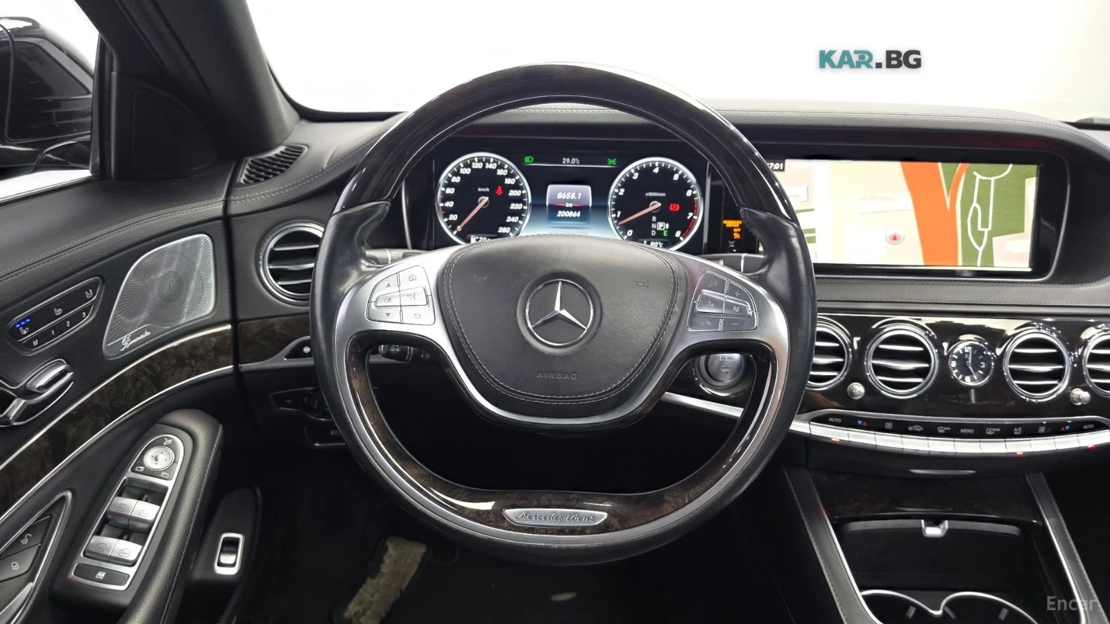 Mercedes-Benz S 400 LONG* 4MATIC* МОНИТОРИ* МАСАЖ* ОБДУХВ* BURMAST* ПА, снимка 11 - Автомобили и джипове - 55340771