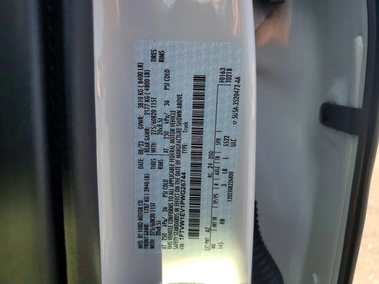 Ford F150 Lightning Pro, снимка 12 - Автомобили и джипове - 55121874