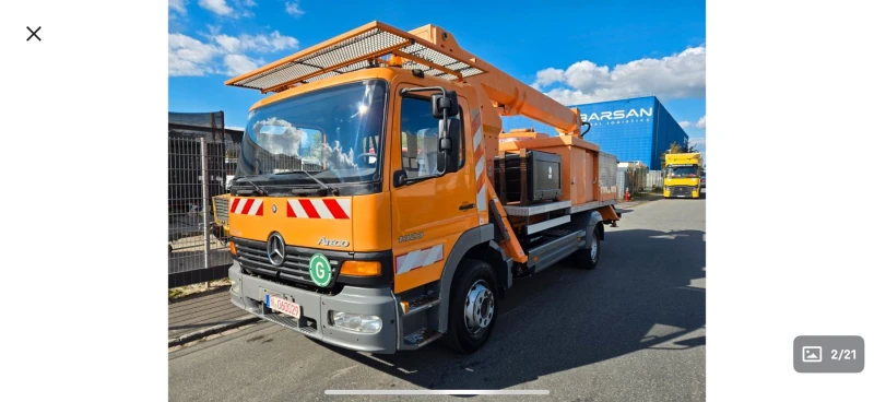 Автовишка Mercedes-Benz RUTHMAN STEIGER, снимка 2 - Индустриална техника - 52815353