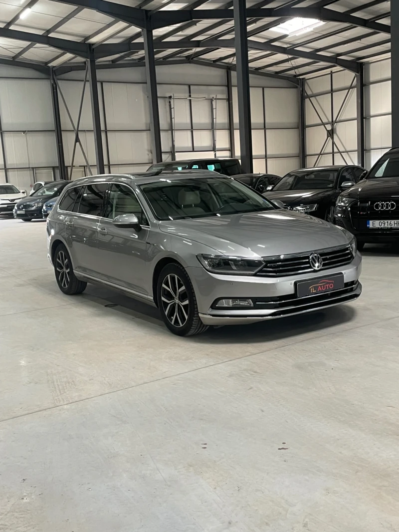 VW Passat B8/190 к.с/4х4/панора/кожа/подгр/Дистр/камера/Лед/, снимка 2 - Автомобили и джипове - 47707628