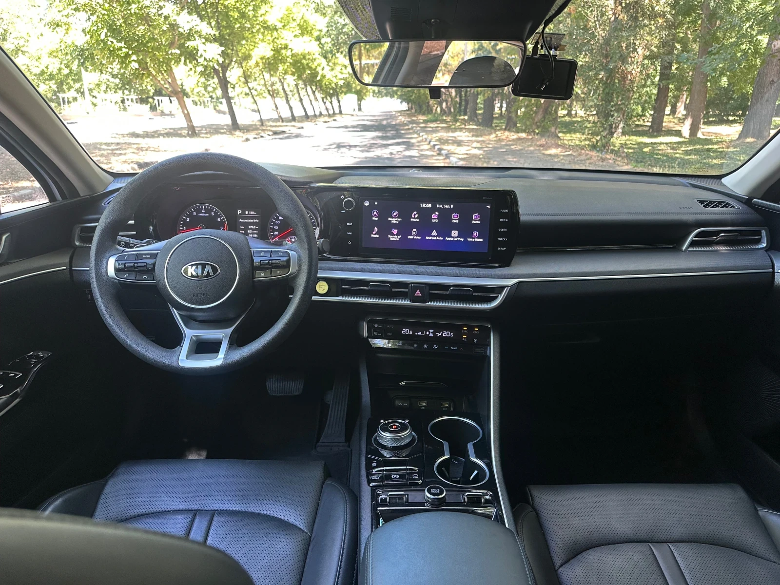 Kia K5 Автомат | КОЖА | ВНОС ОТ ЮЖНА КОРЕА, снимка 8 - Автомобили и джипове - 55996909