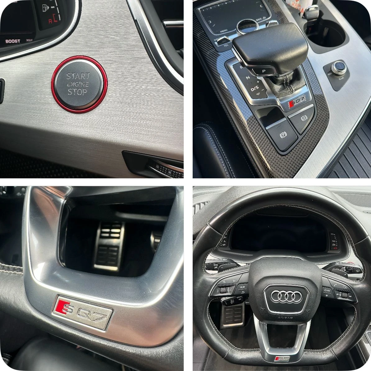 Audi SQ7 V8T 98000 КМ ГОТОВ ЛИЗИНГ, снимка 11 - Автомобили и джипове - 54088793