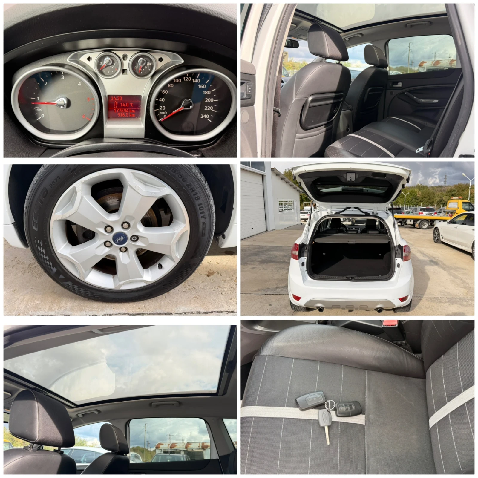 Ford Kuga 2.0tdci 136�.�* 4x4* Titanium* Panorama*  | Mobile.bg � ����������� 10