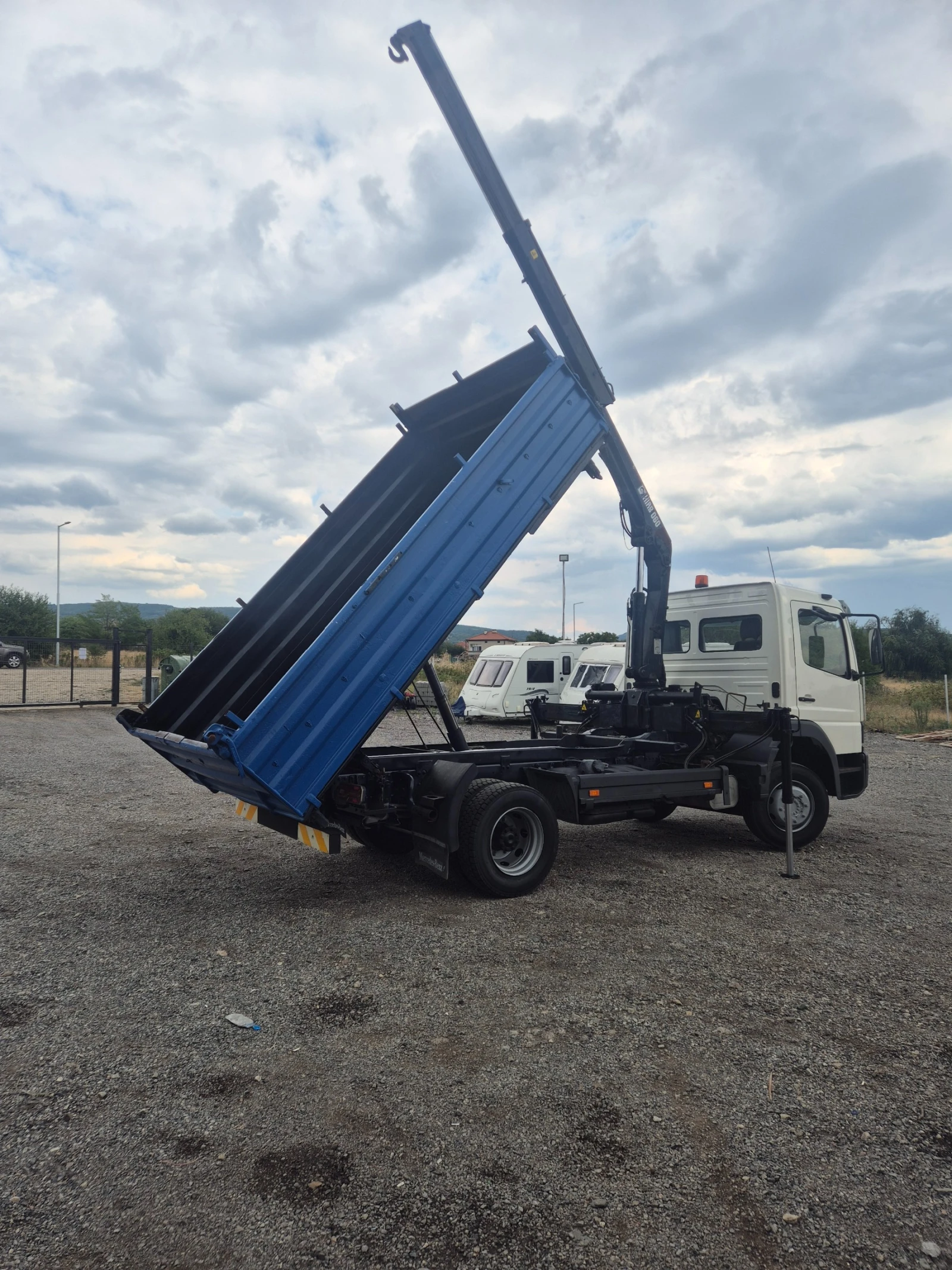 Mercedes-Benz Atego 1217 самосвал+ кран  - изображение 8
